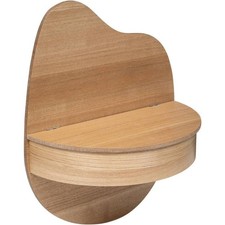 Etagère - Table de chevet - A fixer - 39x49cm - Tiroir intégré - Bois foncé - At Table de chevet price