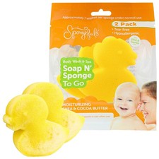 Éponge De Bain Pour Bébé Soap-Filled, Lot De 2 Assortiments Parfums Éponge de bain bébé price