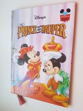 The prince and the pauper Mickey Mouse Disney  Notebook handmade exercise (MM1) Cahier et Notepad price