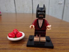 LEGO THE BATMAN MOVIE S1 Batman en peignoir homard minifigure figurine 71017 TBE Peignoir price