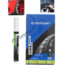 Stylo marqueur permanent blanc Centropen pour lettrage des pneus de voiture... Marqueur stylo price
