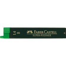 Mine graphite - Porte-mine - 1,4mm - B - Gris - Etui de 6 mines - Faber-Castell Crayon mine (Thin) price
