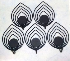 5 Accroches Torchons, Porte Manteau, Patère en Métal style fer forgé - A6 Bureau manteau porte-manteau price