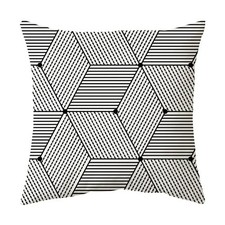 Taie oreiller géométrique noir blanc patchwork rayé housse coussin parure de lit Literie ensemble / Sleep ensemble price