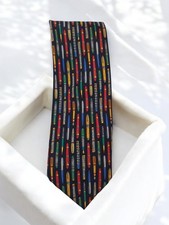 Cravate vintage soie Marks & Spencer motif stylos plume rétro homme élégant Cravate price
