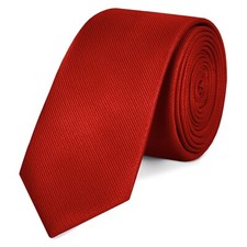 Cravate Rouge elegante en materiau de haute qualite Slim Unisex Cravate price