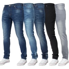 Kruze Jeans Pour Hommes Skinny Stretch Slim Fit Flex Denim Pantalon Taille UK Jean / pantalon denim homme price
