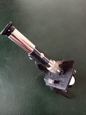 Ancien petit microscope métal (magnétique) + boite Microscope price