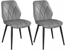 Ensemble Avec 2 Chaises De Salle À Manger Rembourrées 592672 Gris Clair - A Ensemble de salle à manger price