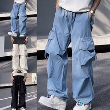 Pantalon cargo homme coupe ample couleurs unies mode et fonctionnalité combiné Pantalon homme price