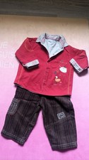 Pantalon pull bebe Garçon 1 an Sucre d'orge ensemble reversible TBE Pantalon bébé price