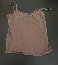 Débardeur femme gris taupe à fines bretelles – Taille S/M Débardeur femme price