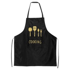 Tablier de cuisine unisex 72x65cm avec 2 poches, pour noir Tablier de cuisine price