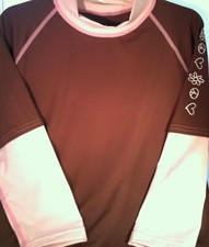 SunSkinz Kid Rash Guard UV Protective Long Sleeve UPF 50 Shirt Swimwear SPF 100 Vêtements de plage fille price