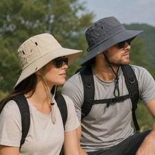Chapeau Homme Large Bord Imperméable Protection UV pour Voyage et Loisirs Chapeau homme price