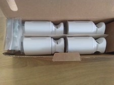 Kit fixation court blanc satin X4 sèche serviettes Atlantic Thermor 098775 Sèche-serviettes price