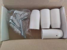 Boîte de 4 consoles pour sèche-serviettes Cala blanc.nRef. 923021 ACOVA Sèche-serviettes price