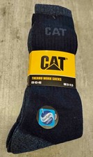 Lot 2 paires chaussettes bleu marine gris CAT taille 43-46 thermo work socks Chaussette homme price