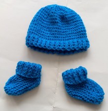 Bonnet + Chaussons Bébé Naissance 0/3 Mois Tricot Bonnet bébé price