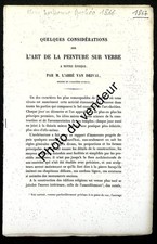 Histoire du vitrail: 1867.  L'art de la peinture sur verre à notre époque Peinture sur verre price