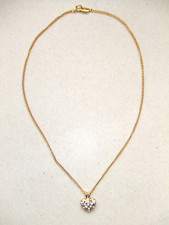 Superbe collier à pendentif YVES ROCHER SWAROVSKI  cristaux / 90's / état NEUF Swarovski Kolye price