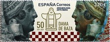 Espagne 2022 Edifil 5595 Sceau ** Archéologie Art Ibère 50 ans Dame de Baza Baza price