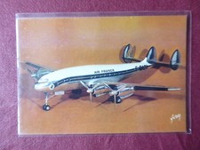 CARTE POSTALE AVIATION MUSEE AIR FRANCE MAQUETTE LOCKHEED CONSTELLATION F-BAZA Baza price
