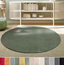 Tapis de salon doux à poils courts antidérapant lavable rond Tapis de salon price