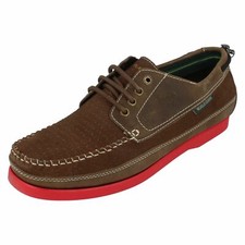 Nicholas Deakins Gibsons Chaussures Décontractées Homme - Marron Suède/Cuir Chaussures décontractées homme price