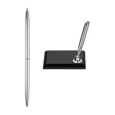 Pour Wedding Pens, Guest Book Pen Set avec Support Carré en Acrylique, Argent Kalem Seti price
