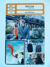 CARTE FICHE CINEMA 2011 RESTLESS Henry Hopper Mia Wasikowska Ryo Kase Schuyler F Kase price
