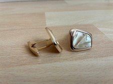 Boutons de manchette vintage dorés avec nacre Bouton de manchette price