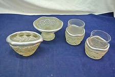 WAMSUTTA 4 PIECE BATHROOM ACCESSORY SET, MONIQUE Banyo Aksesuar Seti price