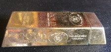 Cendrier De Poche Lingot Gold Ancien 9 Cm Fermé 13 Cm Ouvert En Metal Cendrier price