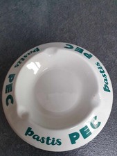 Ancien cendrier publicitaire Pastis Pec en faïence du Moulin des Loups #vintage Cendrier price