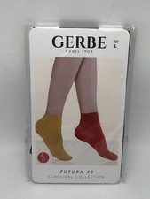 Socquettes Femme GERBE Futura 40 Taille L Couleur Noir Neuf !!! Socquettes price