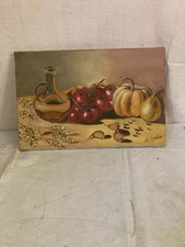 tableau nature morte peinture à l'huile sur toile signée Charrier Tableau à l'huile price