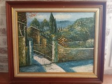 Tableau, peinture à l'huile sur toile signée Nicolas. Tableau à l'huile price