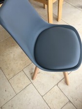 Chaises rétro Kyoto Leon grises X 2 Standart Sandalye price