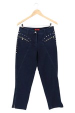 BRANDTEX Jean Capri Femme Bleu Rivets Moderne (EU 38, W29, INT M) Capri femme price