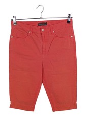 ROSNER Pantalon Capri Femme Rouge Coton Casual (EU 40, INT L, W31) Capri femme price