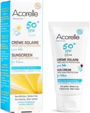 Creme Protection Solaire Bebe SPF50 Bio Naturelle 50ml Ete Plage Exterieur 3 ans Crème solaire bébé price