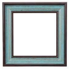 Cadre pour Toile Peinture 8x8", Cadres Flottants Résine Bleu/Marron pour Canvas Tuval price