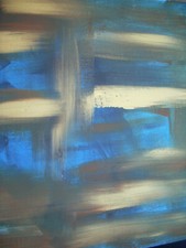 TABLEAU PEINTURE ABSTRAITE sur châssis toilé . - ABSTRACT PAINTING on canvas Tuval price
