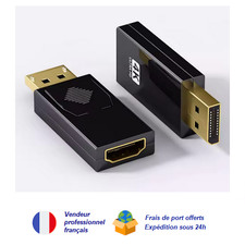Convertisseur adaptateur Display Port vers HDMI 4K 1080P PC Mac décodeur HDTV Convertisseurs & adaptateurs informatiques price