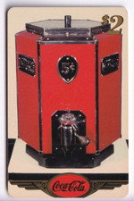 COCA COLA COKE TELECARTE / PHONECARD .. USA 2$ SPRINT OLD DISPENSER 1997 +N° Dispenser price