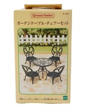 Ensemble table et chaises de jardin Sylvanian Families Epoch Calico... Ensemble table - chaises price