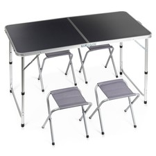 Ensemble Mobilier Camping Table 4 Chaises Pliante Voyage 120x60 cm Ensemble table - chaises price