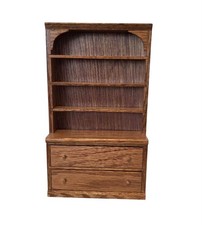 Poupées Maison Chêne Bibliothèque Commode 2 Double Tiroirs Miniature Meubles 1 : Commode price