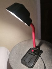 lampe vintage 70 bureau, noir plastique avec porte crayon + emplacement bloc not Bureau price
